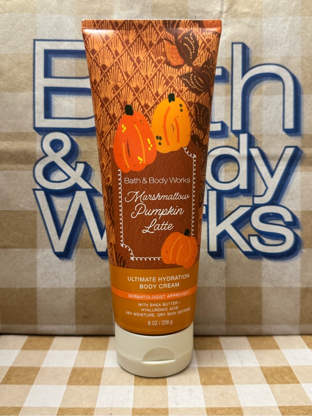 NEW B&BW Marshmallow Pumpkin Latte body cream with 48 hour moisture